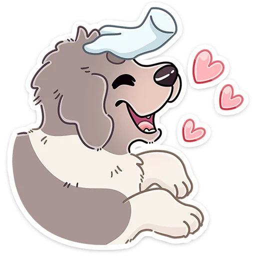 🐶 Стикер «Дуняша» для Telegram