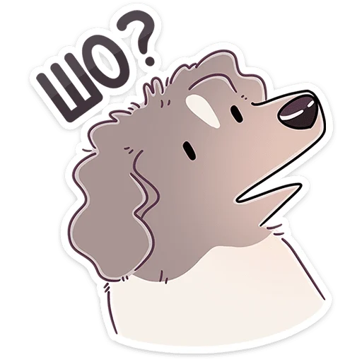 🐶 Стикер «Дуняша» для Telegram