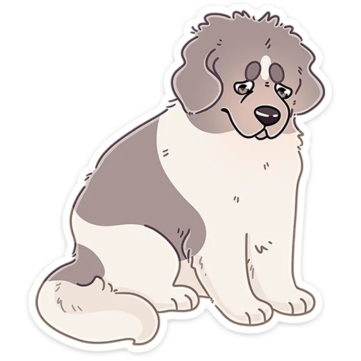 🐶 Стикер «Дуняша» для Telegram