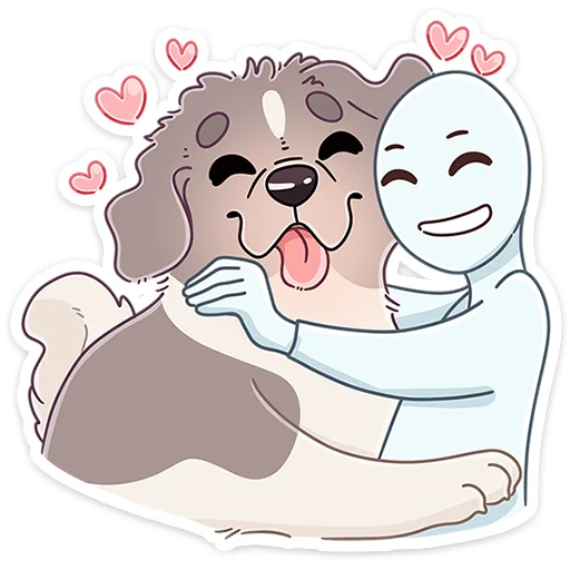 🐶 Стикер «Дуняша» для Telegram