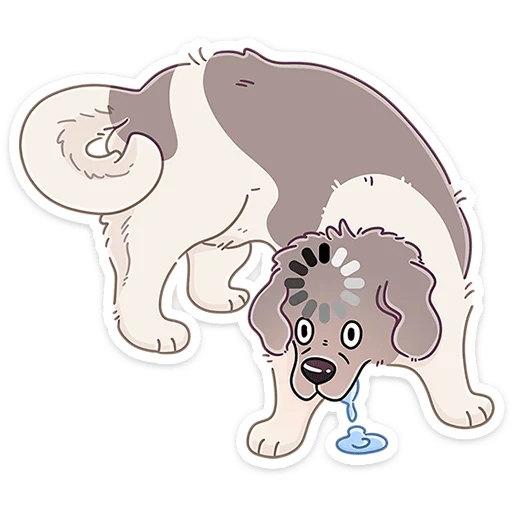 🐶 Стикер «Дуняша» для Telegram