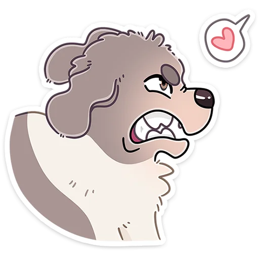 🐶 Стикер «Дуняша» для Telegram
