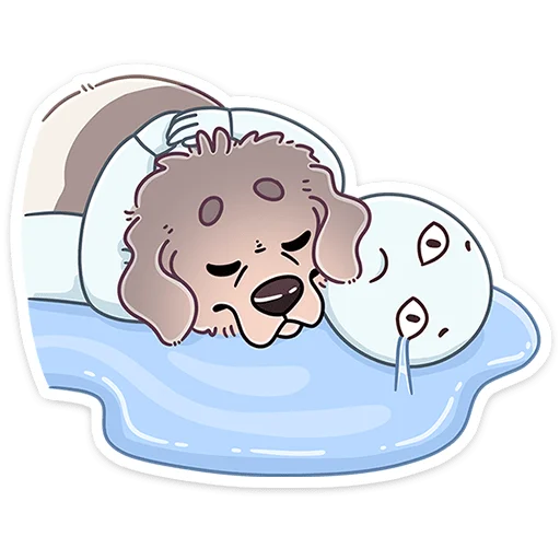🐶 Стикер «Дуняша» для Telegram