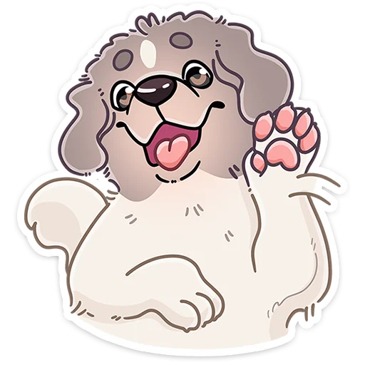🐶 Стикер «Дуняша» для Telegram