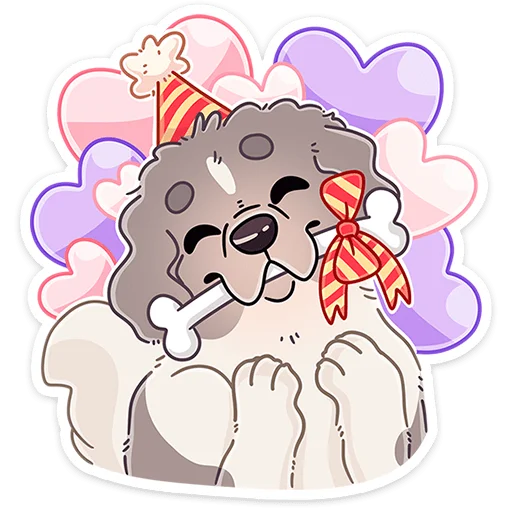 🐶 Стикер «Дуняша» для Telegram