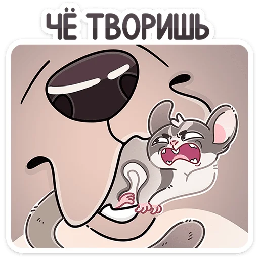 🐶 Стикер «Дуняша» для Telegram