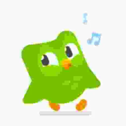 🎶 Стикер «дуолинго» для Telegram