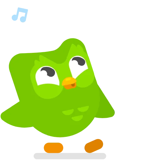 💃 Стикер «Duolingo» для Telegram