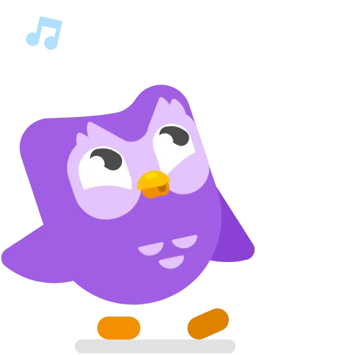 💃 Стикер «Duolingo» для Telegram