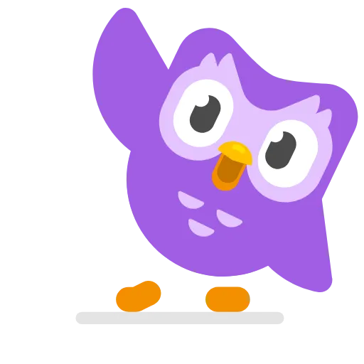 👋 Стикер «Duolingo» для Telegram
