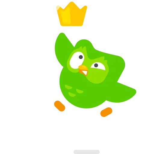 👑 Стикер «Duolingo» для Telegram
