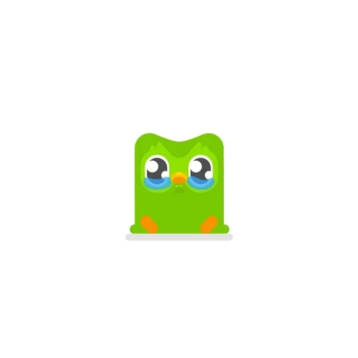 🌟 Стикер «duolingo cute» для Telegram
