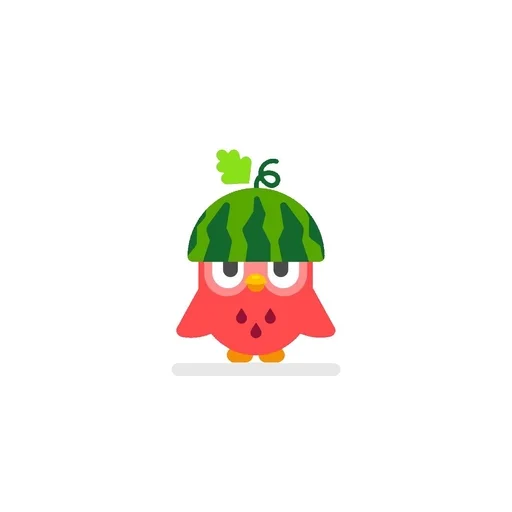 Стикерпак duolingo cute для Telegram