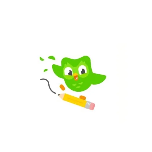 🌟 Стикер «duolingo cute» для Telegram