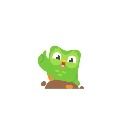 🌟 Стикер «duolingo cute» для Telegram