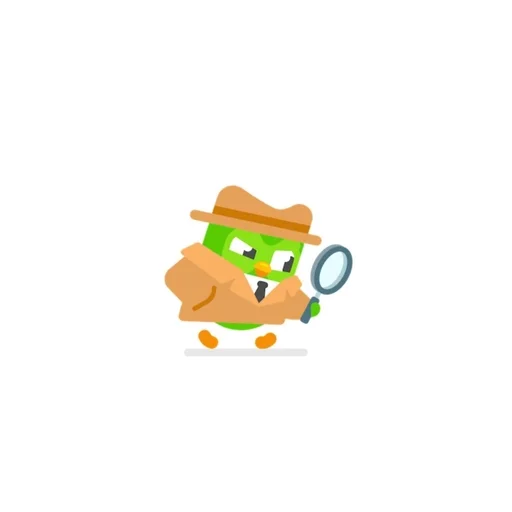 🌟 Стикер «duolingo cute» для Telegram