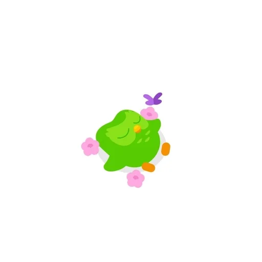 🌟 Стикер «duolingo cute» для Telegram