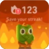 🔥 Эмодзи «Duolingo going wild ?» для Telegram