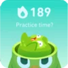 😱 Эмодзи «Duolingo going wild ?» для Telegram