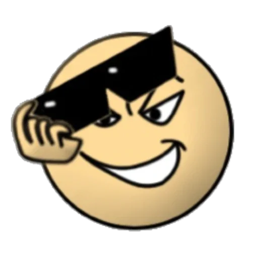 😎 Стикер «Дурак эмодзи» для Telegram