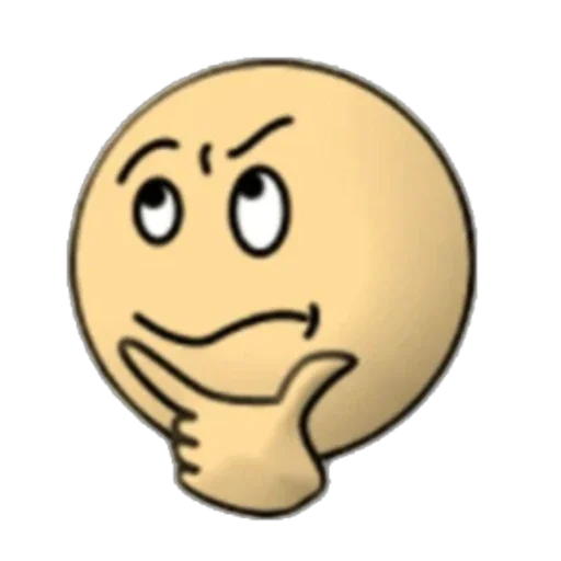 🤔 Стикер «Дурак эмодзи» для Telegram