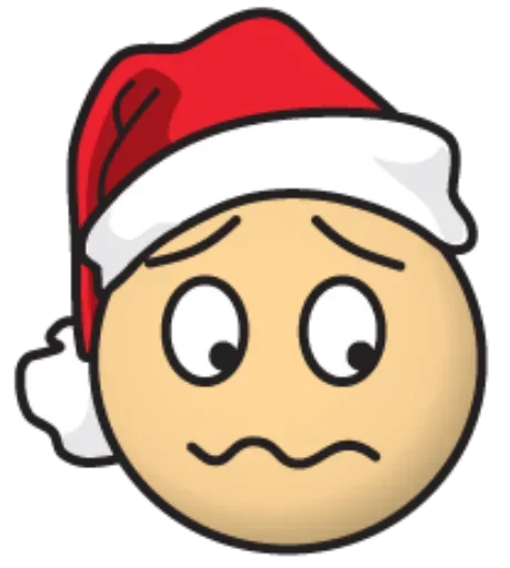 😟 Стикер «Дурак Онлайн новогодние» для Telegram