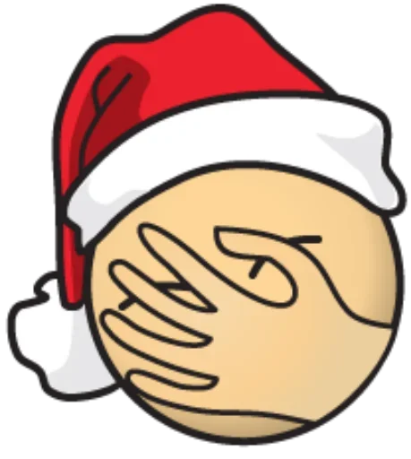 🤦‍♂️ Стикер «Дурак Онлайн новогодние» для Telegram
