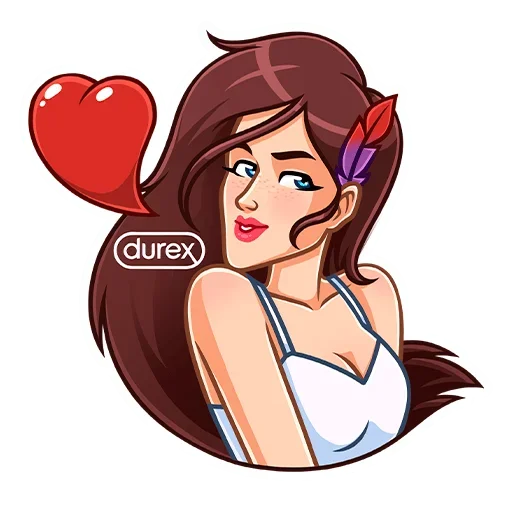 ❤️ Стикер «Durex 2020» для Telegram
