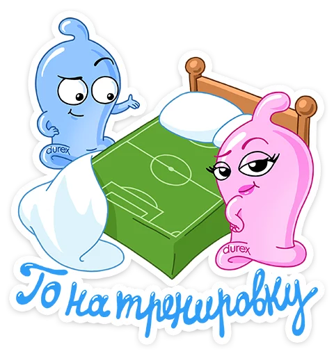 ⛳️ Стикер «Футбольный Durex» для Telegram