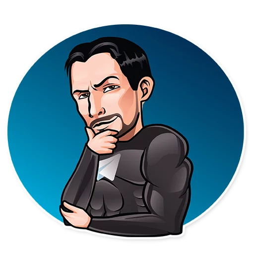 🤔 Стикер «Код Дурова» для Telegram