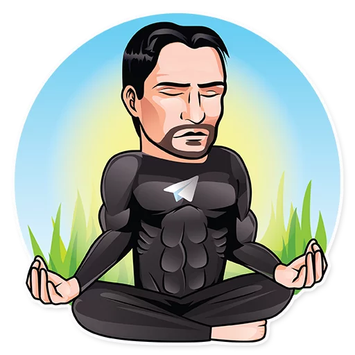 🙏 Стикер «Код Дурова» для Telegram