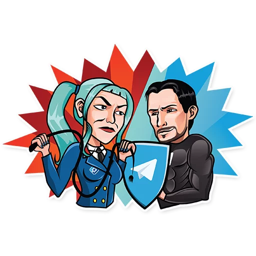 💥 Стикер «Код Дурова» для Telegram