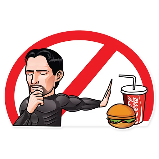 🍔 Стикер «Код Дурова» для Telegram