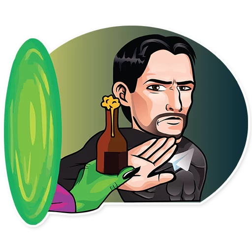 🍺 Стикер «Код Дурова» для Telegram