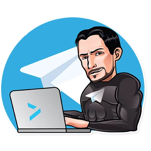 💻 Стикер «Код Дурова» для Telegram