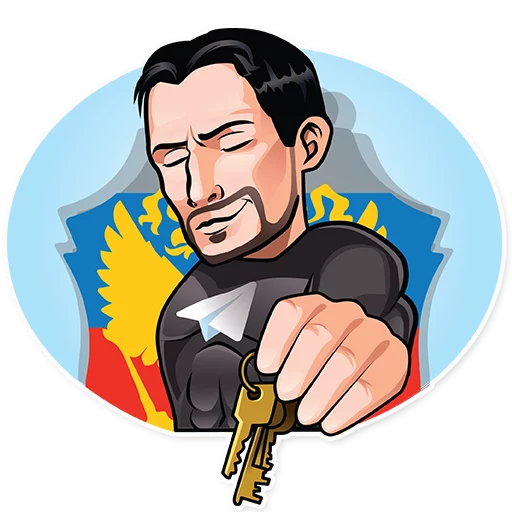 🔑 Стикер «Код Дурова» для Telegram