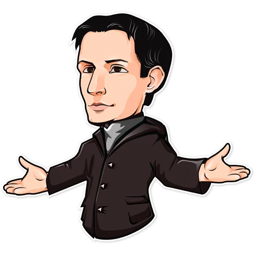 Стикерпак Pavel Durov для Telegram — скачать