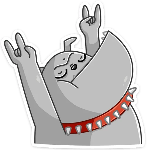 🤘 Стикер «Дасти» для Telegram