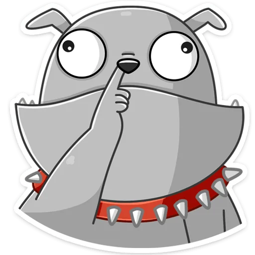🤤 Стикер «Дасти» для Telegram