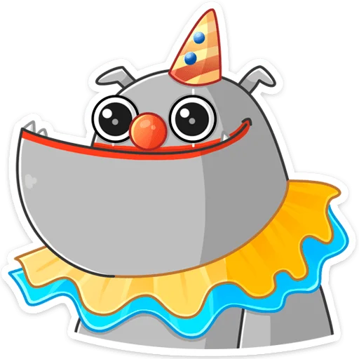 🤡 Стикер «Дасти» для Telegram