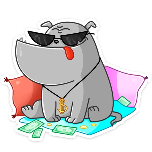 😎 Стикер «Дасти» для Telegram