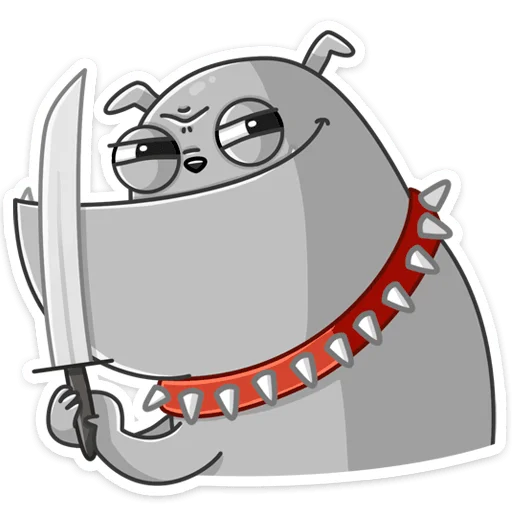🔪 Стикер «Дасти» для Telegram