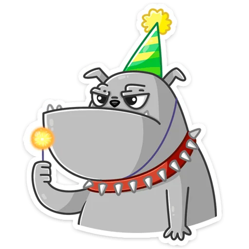 🥳 Стикер «Дасти» для Telegram