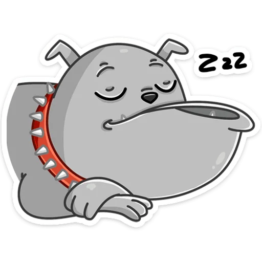 😴 Стикер «Дасти» для Telegram