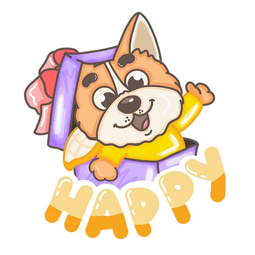 🎉 Стикер «Dustin_dog» для Telegram