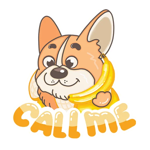 📱 Стикер «Dustin_dog» для Telegram