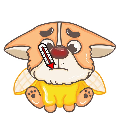 😷 Стикер «Dustin_dog» для Telegram