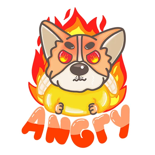 😡 Стикер «Dustin_dog» для Telegram