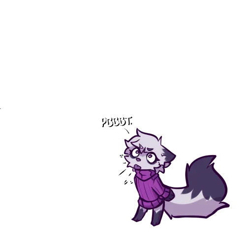🦊 Стикер «Dust» для Telegram