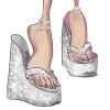 👠 Эмодзи «𝜗𝜚» для Telegram